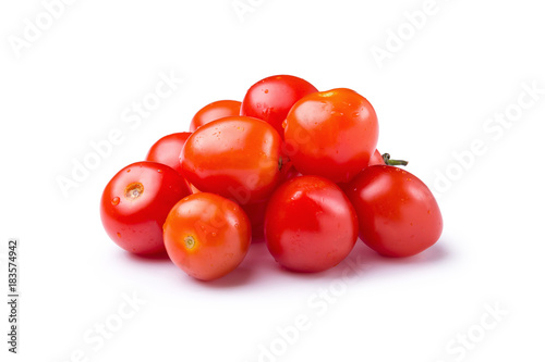 Red Tomato isolated on a white background