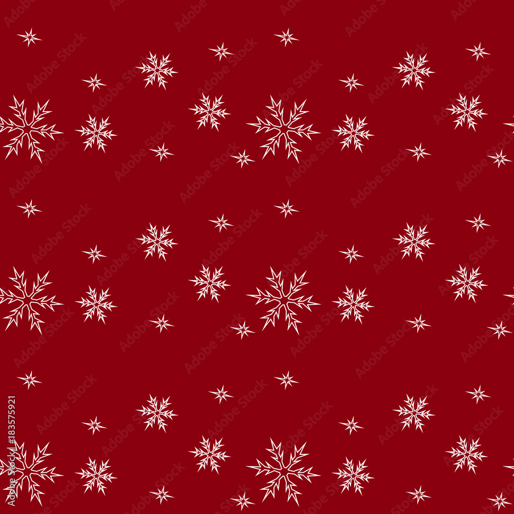 Christmas seamless pattern with snowflakes, vector background Christmas seamless pattern with snowflakes, vector background