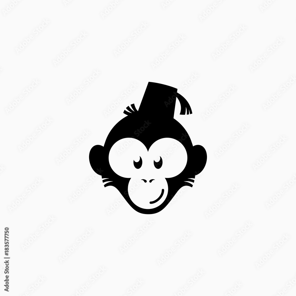 Fototapeta premium Monkey logo