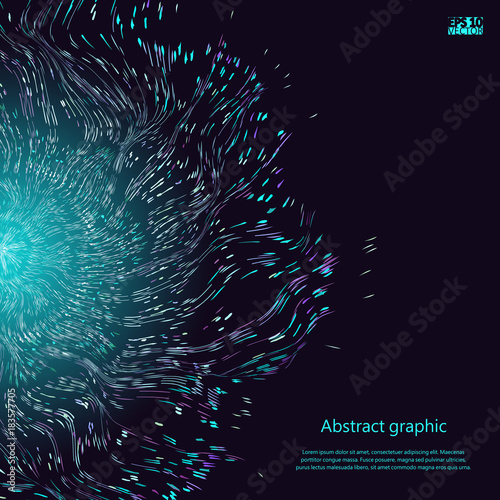 Abstract star background with defocused lights. Eps10 Vector illustration.