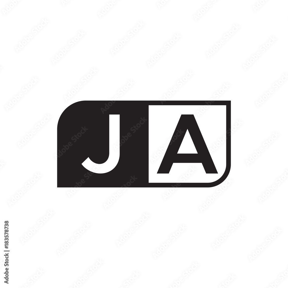 initial letter logo simple AA to ZA initial letter logo simple AA to ZA