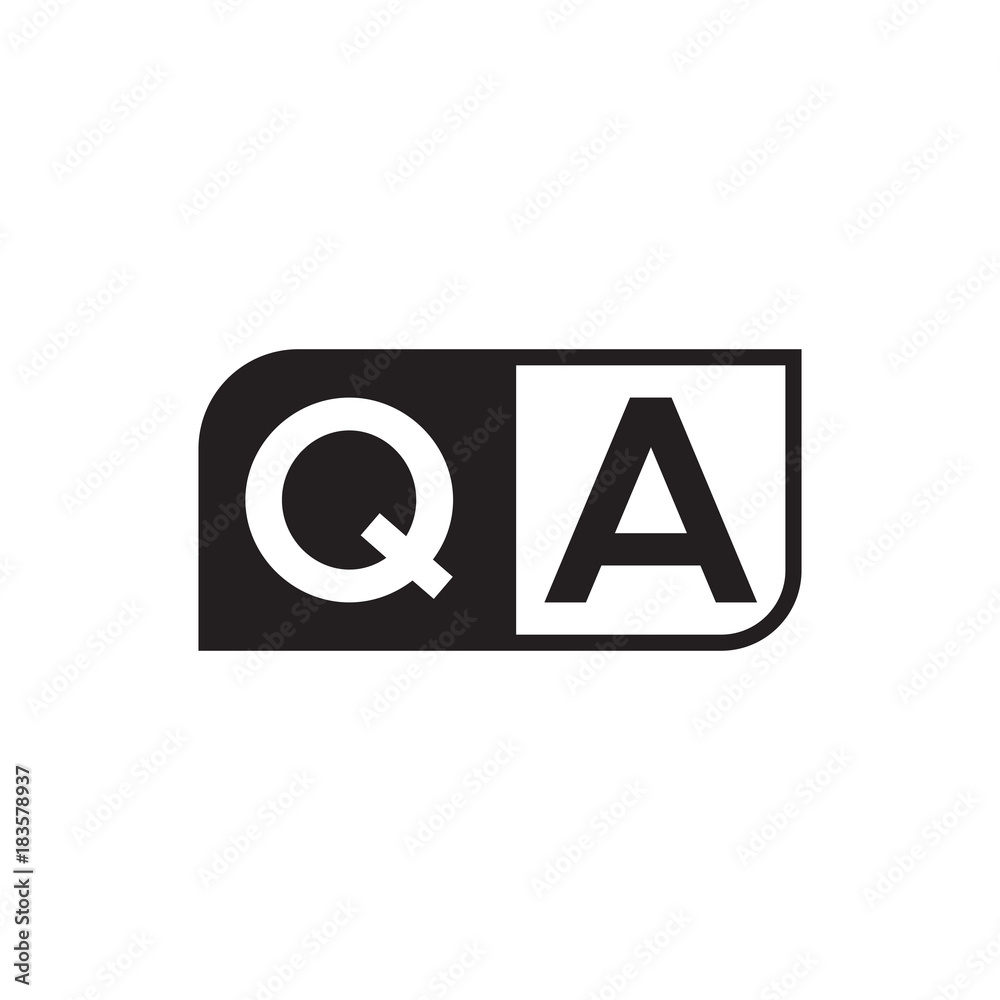 initial letter logo simple AA to ZA initial letter logo simple AA to ZA