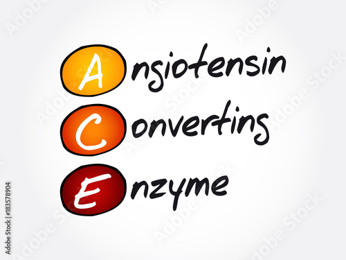 ACE - Angiotensin Converting Enzyme acronym, concept background