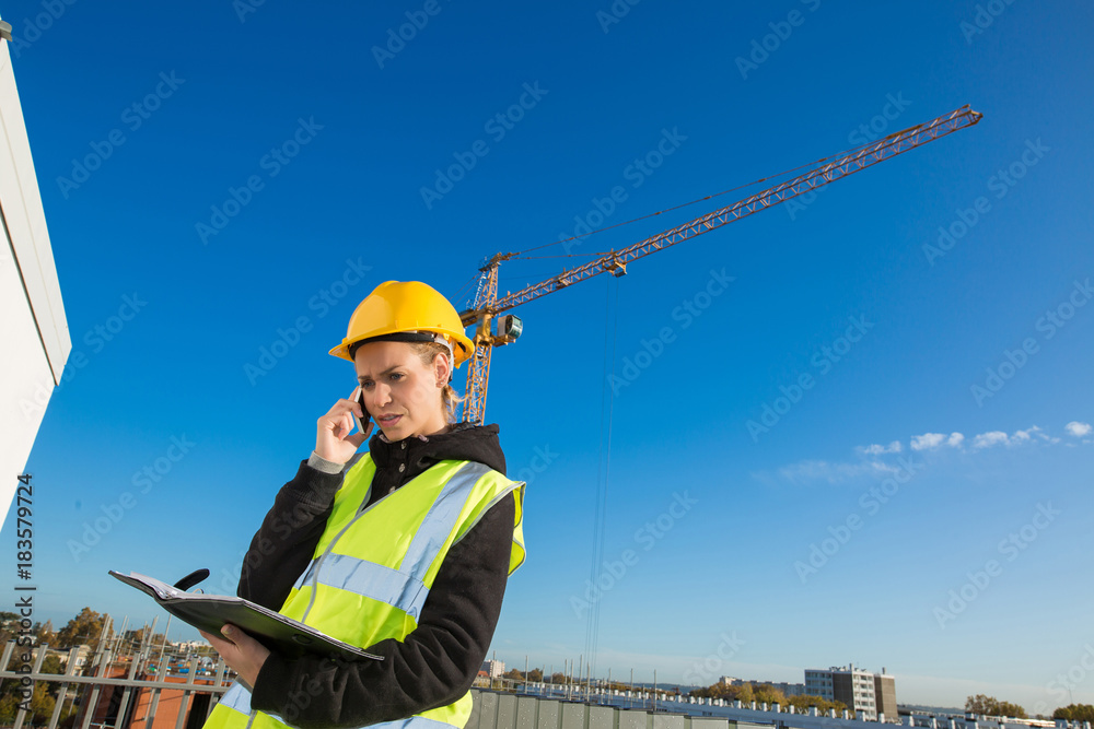 female construction worker concept female construction worker concept
