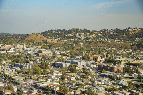 Aerial view of the cityscape of Highland Park © Kit Leong