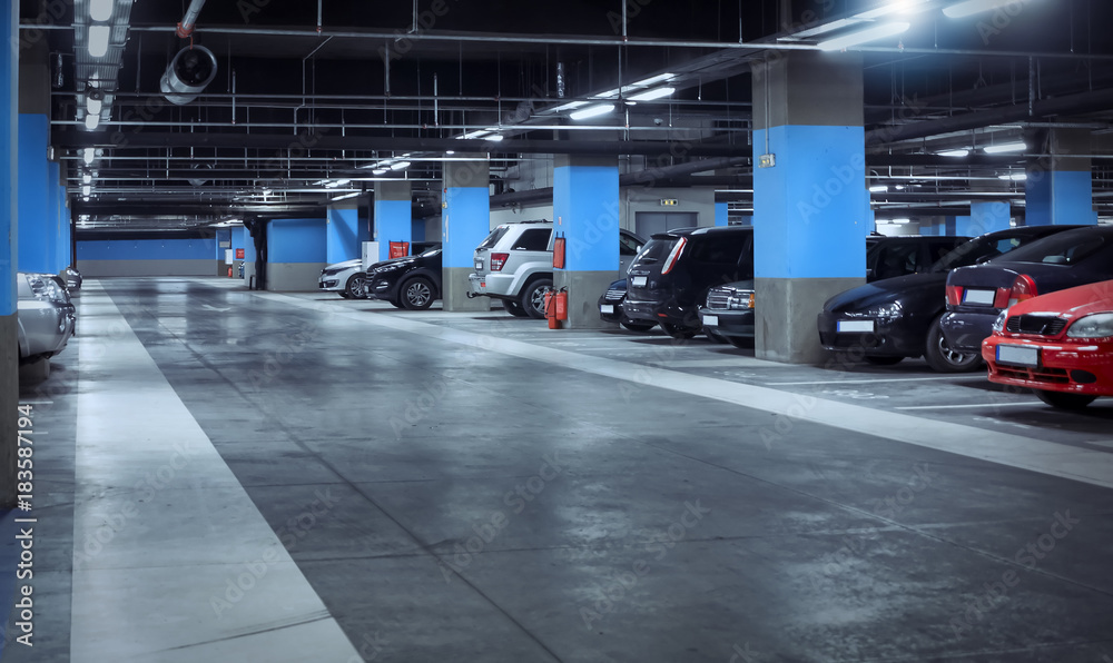 Obraz premium Underground parking 