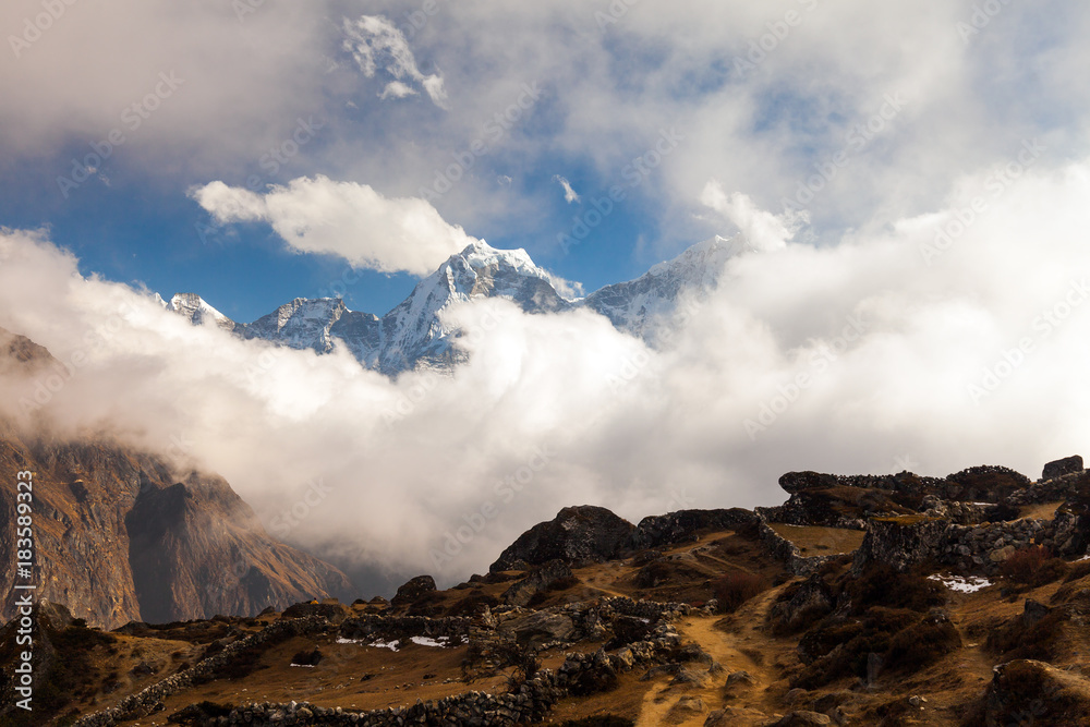 mountains in Himalayas, Nepal,
