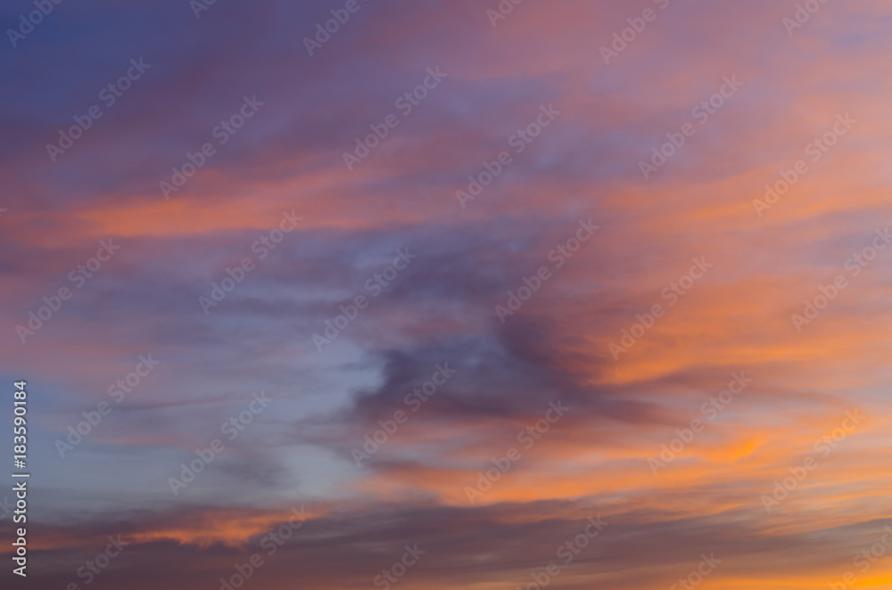 in the morning sun, the colorful sky. Fantastic, dramatic and impressive..can be used for background.Location:Turkey