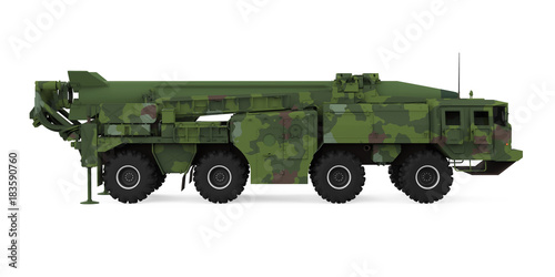 SCUD Missile Launcher Isolated