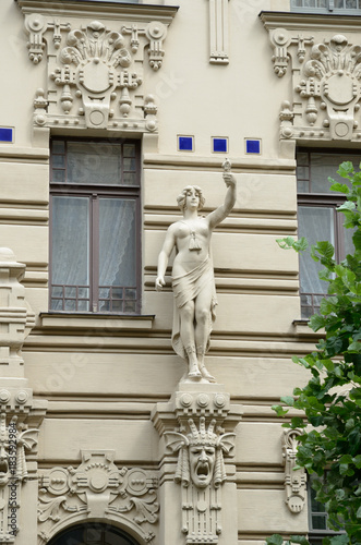 Architectural details of the ancient edifices in Riga