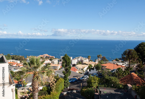 Panoramic view of Funchal on Madeira Island. Portugal © wjarek