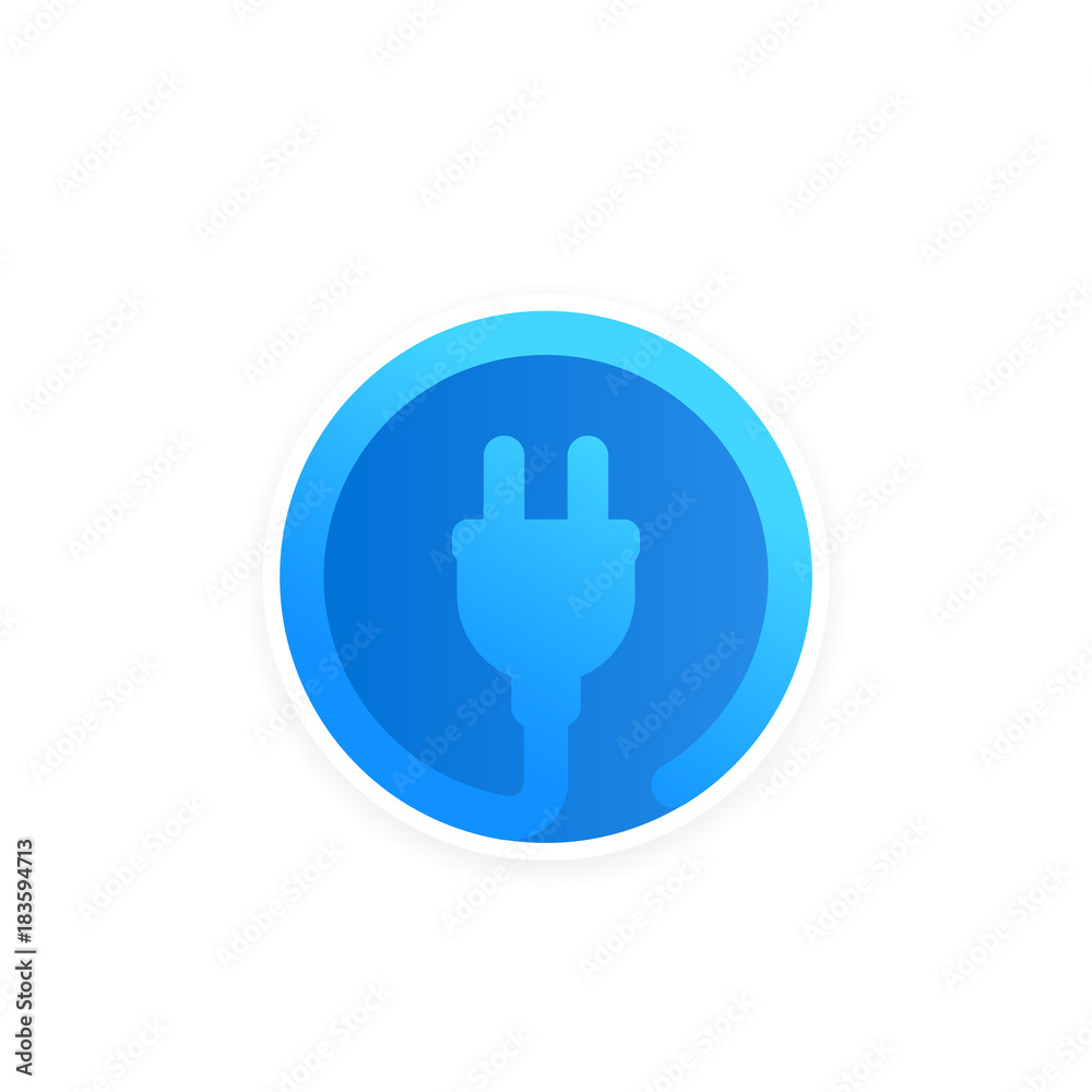 electric plug icon, charging station vector sign electric plug icon, charging station vector sign