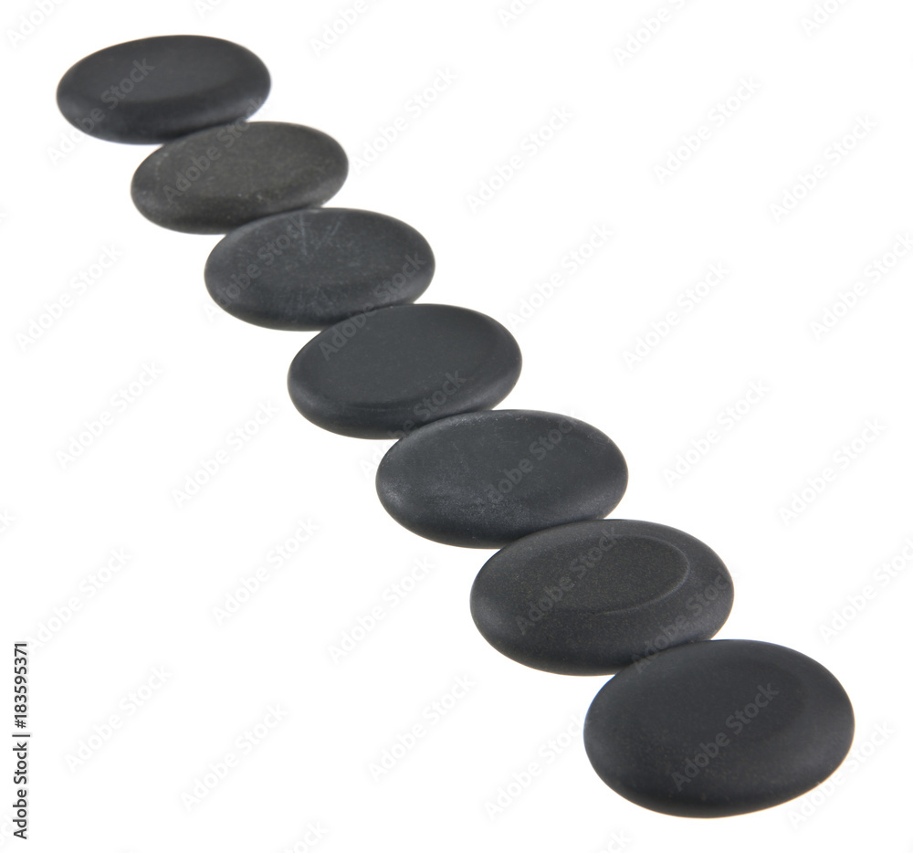 stone isolated on white background closeup stone isolated on white background closeup