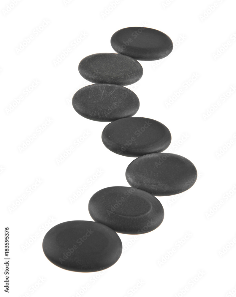 stone isolated on white background closeup stone isolated on white background closeup