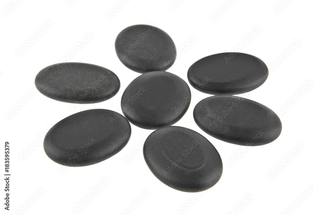 stone isolated on white background closeup stone isolated on white background closeup