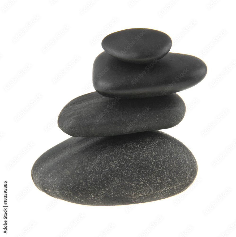 stone isolated on white background closeup stone isolated on white background closeup