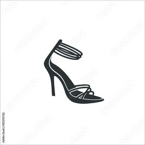 women's shoes icon. Vector Illustration