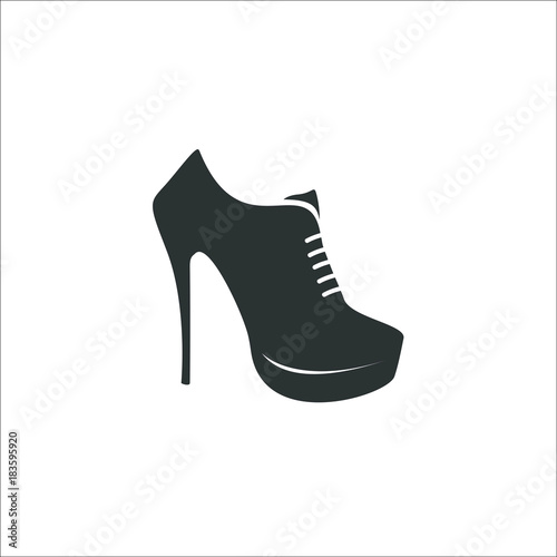 women's shoes icon. Vector Illustration