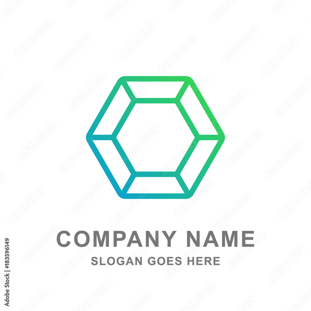 Simple Hexagon Logo Simple Hexagon Logo