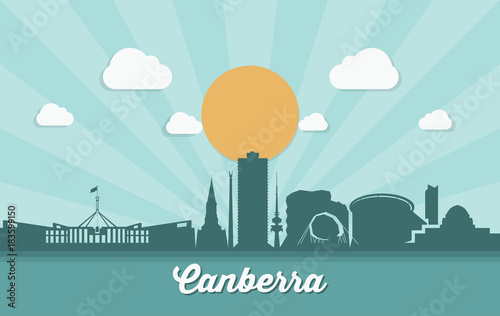 Canberra skyline - Australia