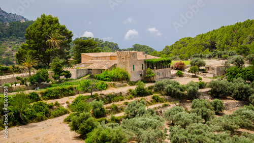 Majorcan farm on the Serra de Tramuntana hillside
