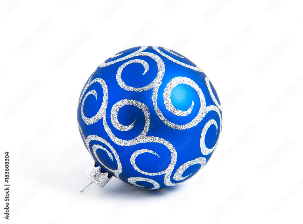 Christmas ball on a white background Christmas ball on a white background