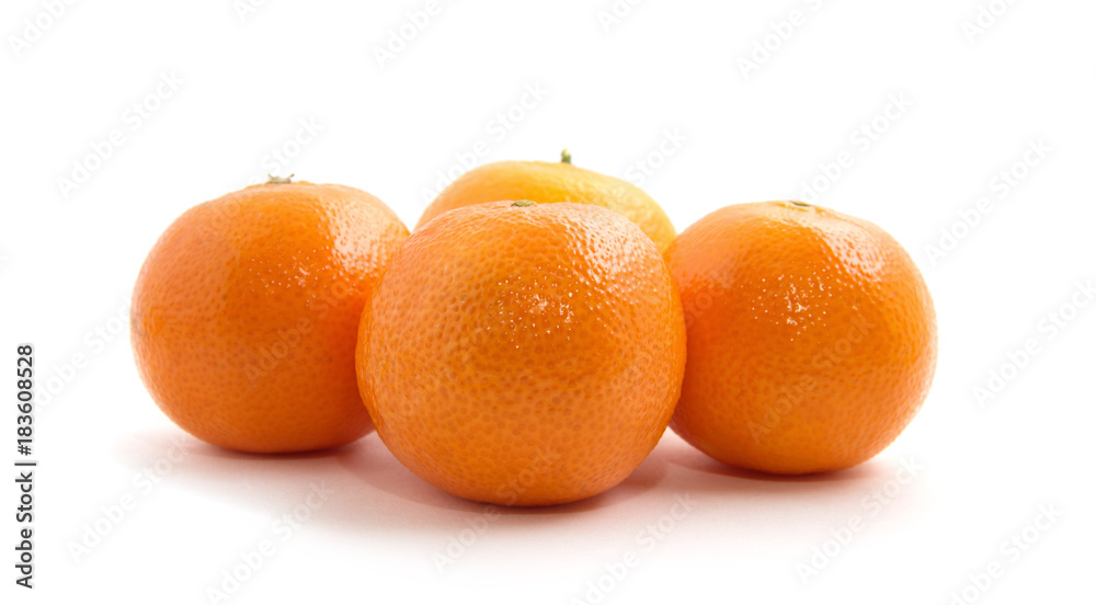 tangerine or mandarin fruit isolated on white background tangerine or mandarin fruit isolated on white background