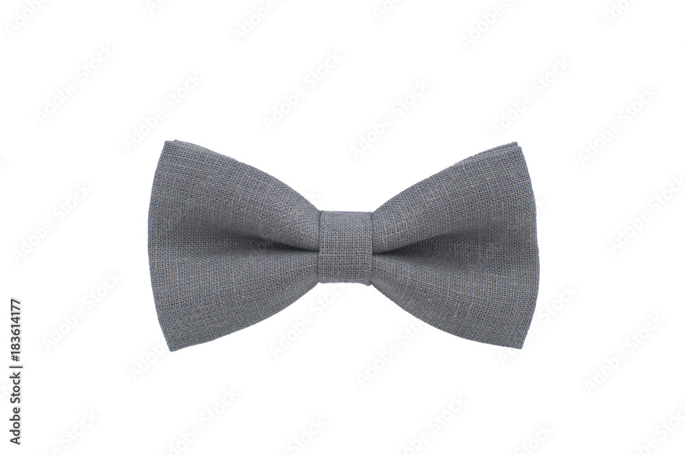 gray strict bow tie gray strict bow tie