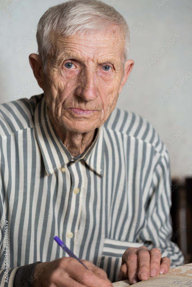 portrait of senior man portrait of senior man