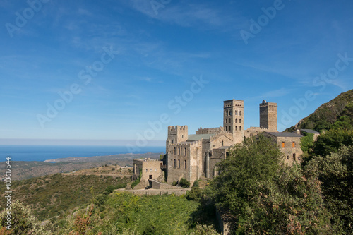 The Romanesque abbey of Sant Pere de Rodes. Girona, Catalonia photo