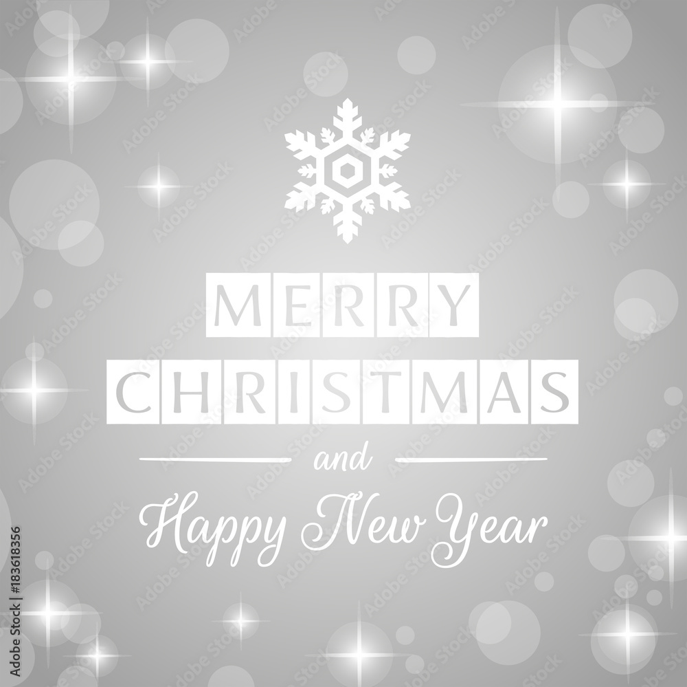 Merry Christmas and Happy New Year silver banner, card & background vector vol.28 Merry Christmas and Happy New Year silver banner, card & background vector vol.28