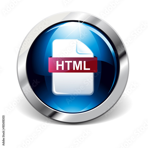 logo  rond bleu html
