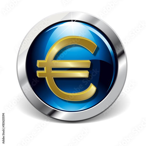 logo  rond bleu euro