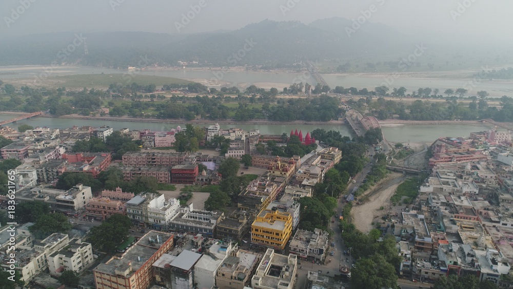 Inde Uttarakhand Haridwar vue du ciel