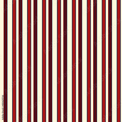 fabric Retro Color style seamless stripes pattern. Abstract vector background.