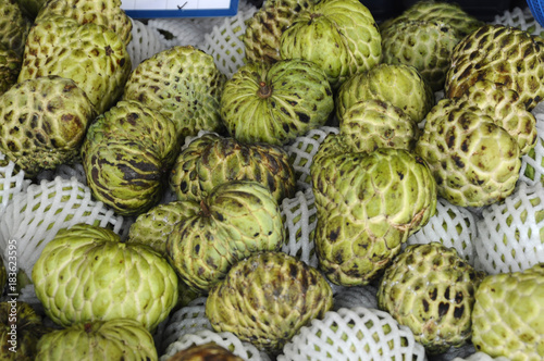 Annona Squamosa Fruit Or Malay Called Buah Nona Also Known As Custard Apple Or Sugar Apple In English Stock Photo Adobe Stock