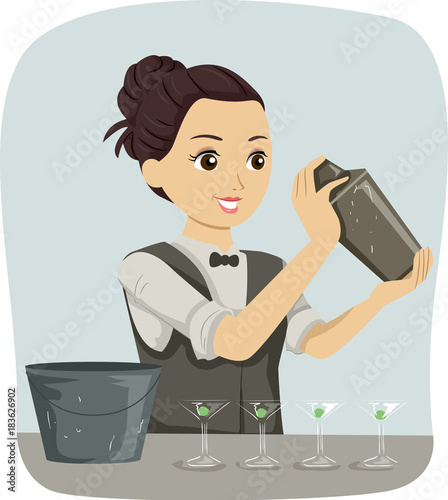 Teen Girl Cocktail Shaker Mix