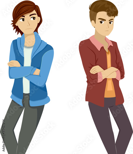 Teen Couple Guy Gay Break Up
