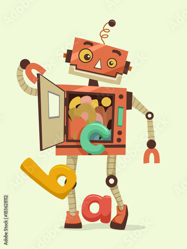 Robot Abc Illustration