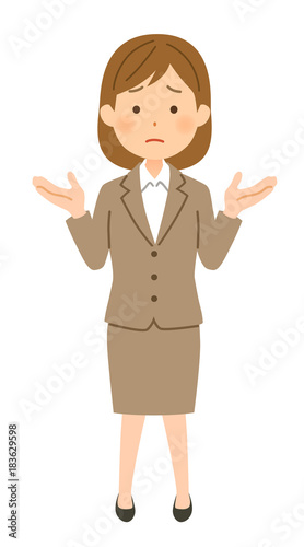 スーツの女性