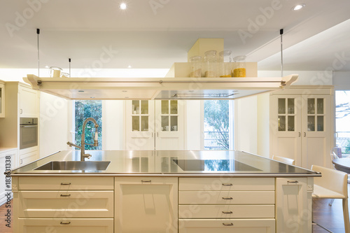 Close up of beautiful kitchen photo