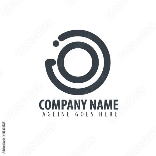 Initial Letter JO Design Logo