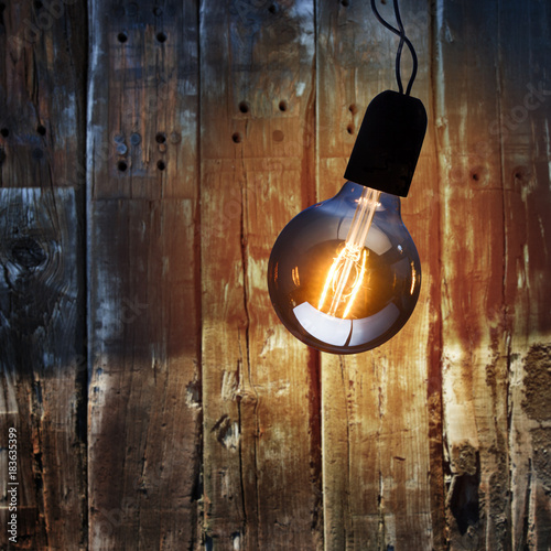 light bulb, isolated photo