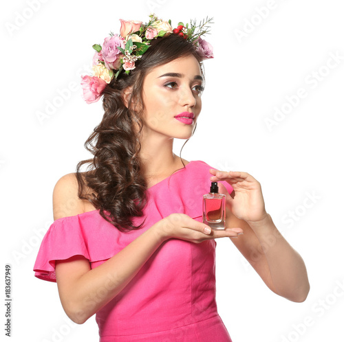 Beautiful young woman with ...