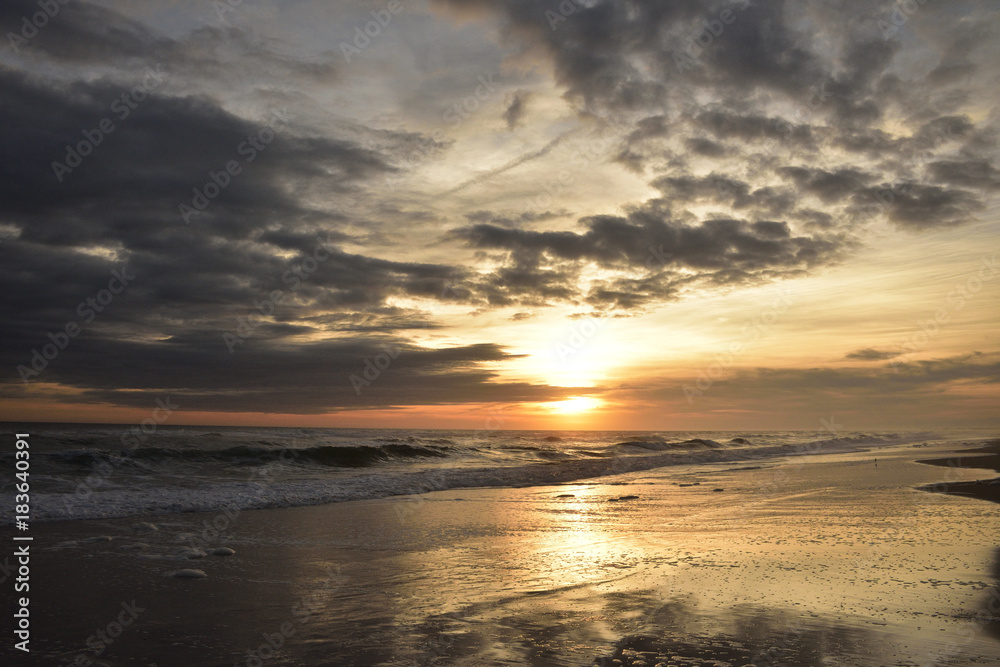 Sunset at Atlantic Beach North Carolina 