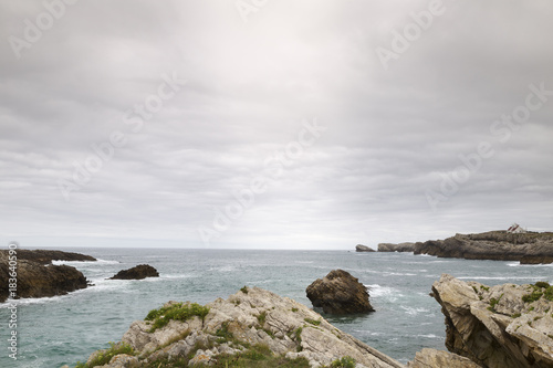 beautiful and rocky green coastline for the holidays   © luismicss