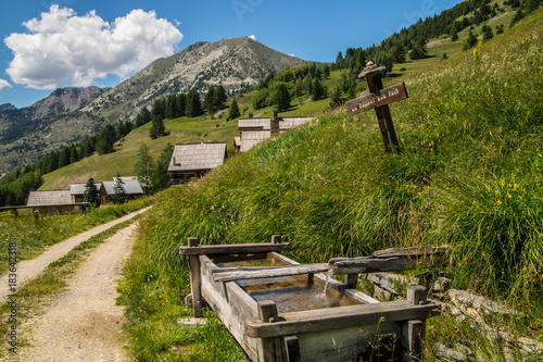 chalmettes ceillac in qeyras in hautes alpes in france photo