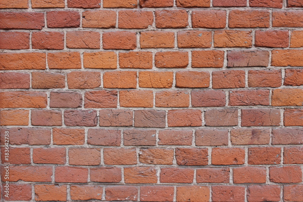 Obraz premium Background texture red brick wall