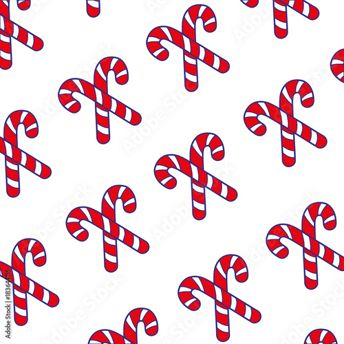 full color sweet walking stick candy background