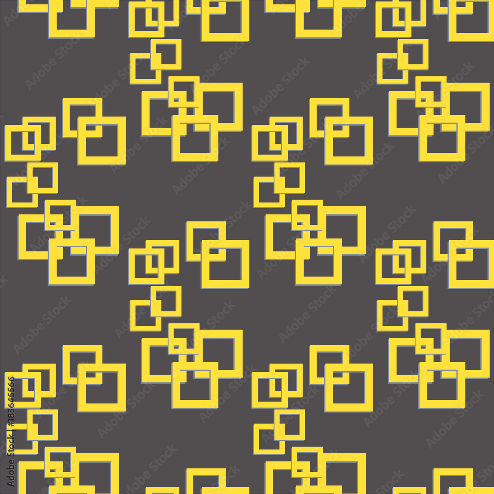 Fototapeta premium Geometric hi-tech seamless pattern background. Vector illustration.